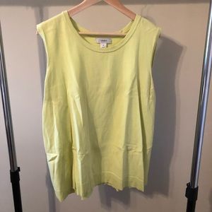 CJ Banks sleeveless sweater shell